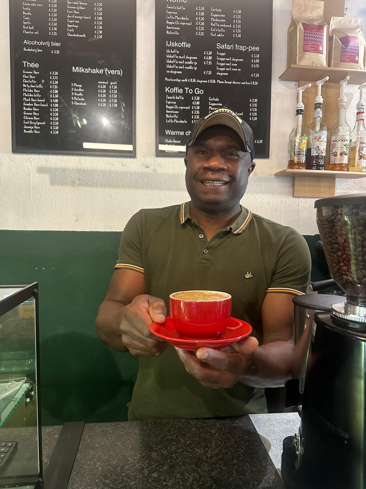 Warren, oprichter van BLIBCO Coffee